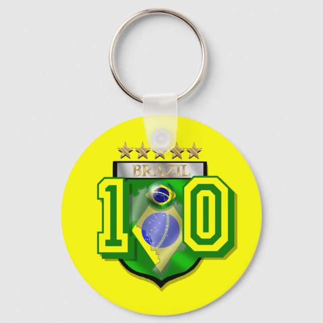 Porte-clés Brésil Football (Recto)