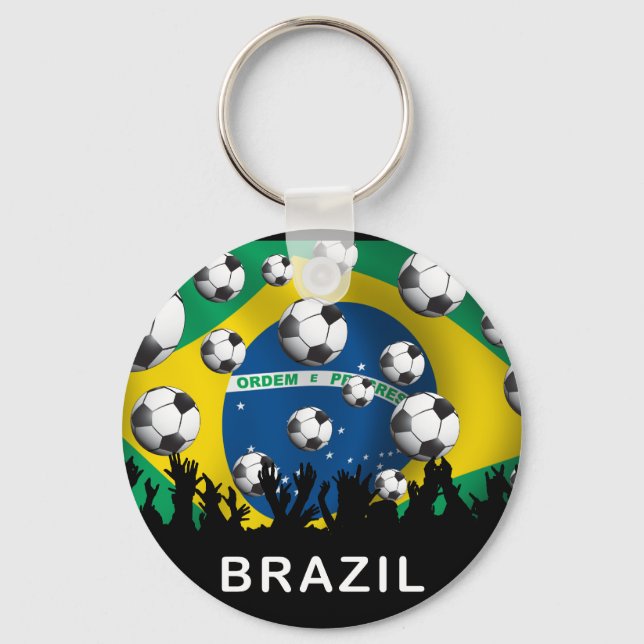 Porte-clés Brésil Football (Recto)