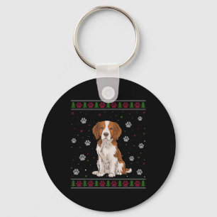 Porte-clés Bretagne Espagnol Chandail de Noël Xmas Animal ani