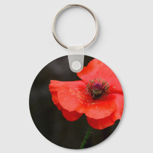 Porte-clés Brilliant Red Poppy