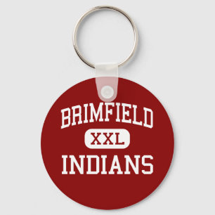 Porte-clés Brimfield - Indiens - haut - Brimfield l'Illinois