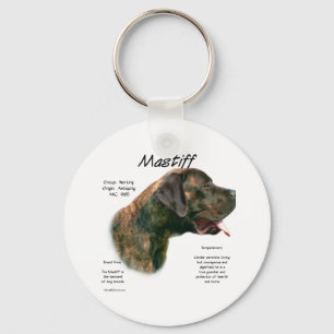 Porte-clés Brindle Apricot Mastiff History