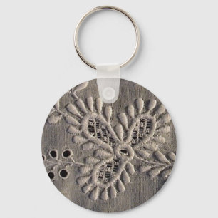 Porte-clés Broderie de dentelle antique Ayrshire