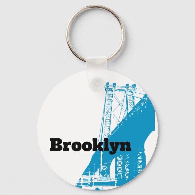 Porte-clés Brooklyn, Porte - clé de pont de Williamsburg (Recto)
