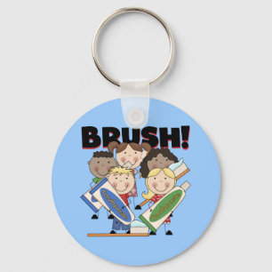 Porte-clés Brosse tes t-shirts et cadeaux pour dents
