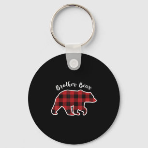 Porte-clés BROTHER BEAR Hommes Red Plaid Christmas Pajama Fam