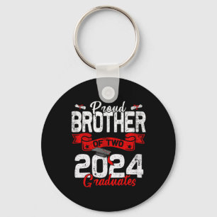 Porte-clés Brother Of Two Cl 2024 Graduates Twins Graduation