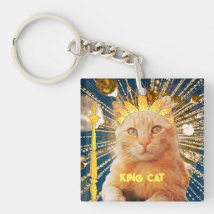 Porte-clés Brown Chat Funny Amateurs d'animaux de compagnie C
