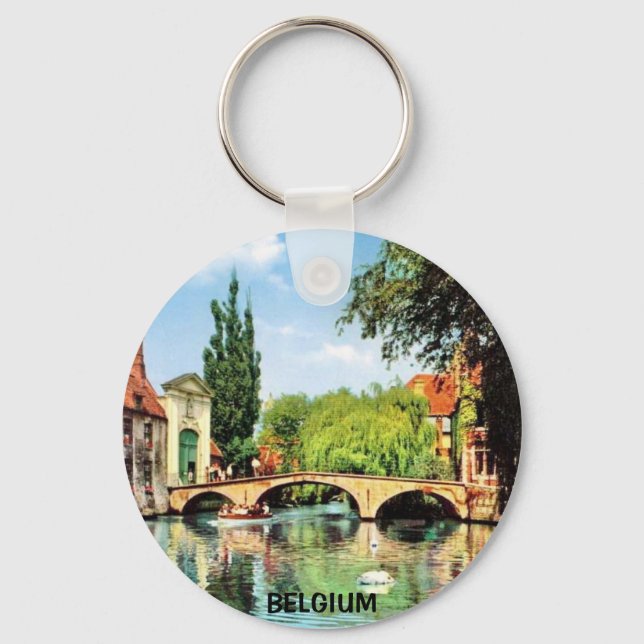 PORTE-CLÉS BRUGGE, BELGIQUE (Recto)