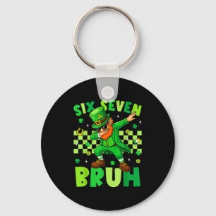 Porte-clés Bruh 67 Saint-Patrick Leprechaun Six Sept 6 7