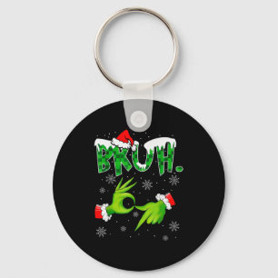 Porte-clés Bruh 67 Six Seven 6 7 Mème de Noël Drôle Gen Alp