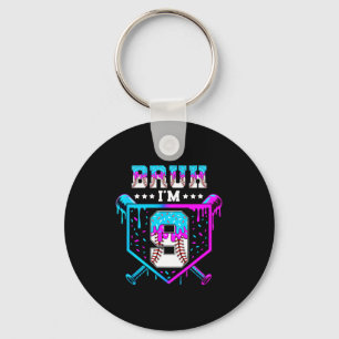 Porte-clés Bruh 9e anniversaire garçon baseball glace goutte