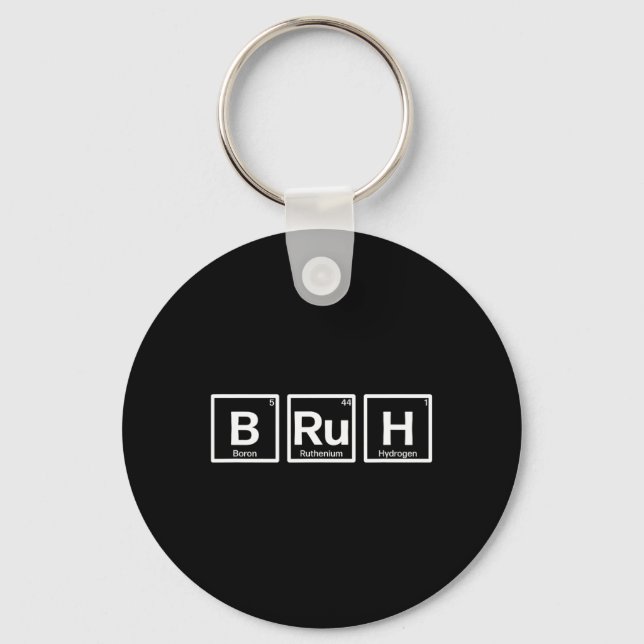 Porte-clés Bruh Gamer Slang Meme Design  (Recto)
