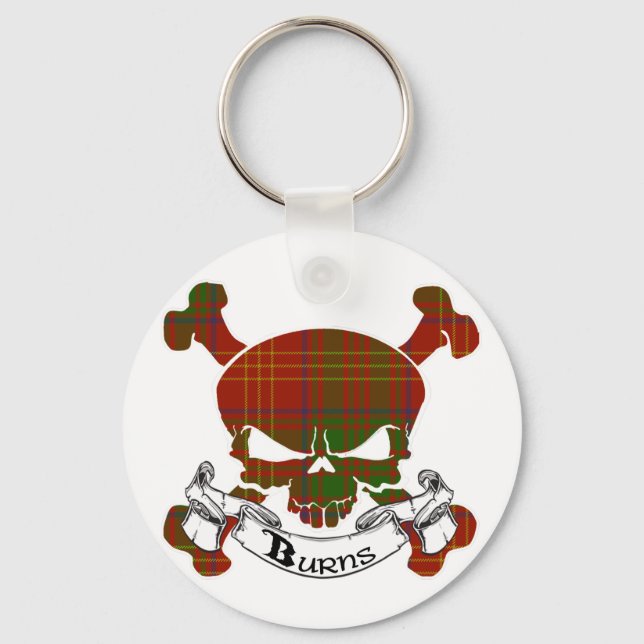 Porte-clés Brûle Tartan Porte - clé crâne (Recto)