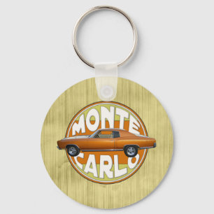 Porte-clés brun 1970 de cuivre de chameau de Monte Carlo