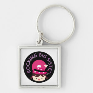 Porte-clés Brunette Rocking Big Sister