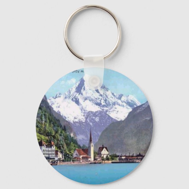 Porte-clés Brunnen, Lac Lucerne (Recto)