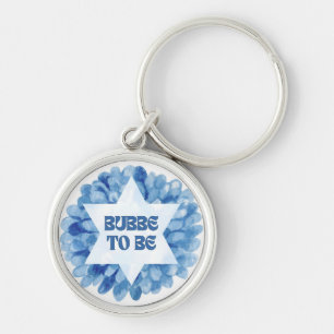 Porte-clés "Bubbe to Be" Amusante Nouvelle aquarelle juive gr