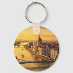 Porte-clés Budapest Hongrie Parlement Voyages