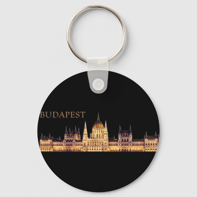 Porte-clés Budapest Travel Souvenir (Recto)