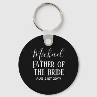Porte-clés BUDGET Bestman Groomsmen Cadeaux Noir Blanc