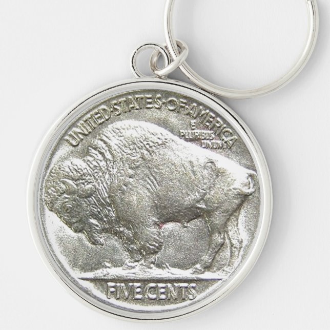 PORTE-CLÉS BUFFALO NICKEL (Devant)