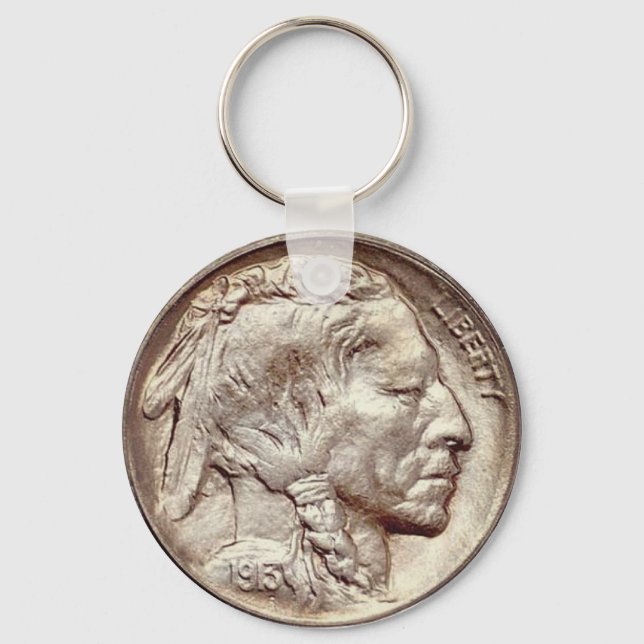 Porte-clés Buffalo Nickle Porte - clé. (Recto)