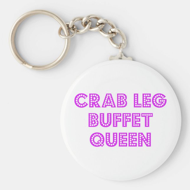 Porte-clés Buffet de jambe de crabe Reine (Devant)