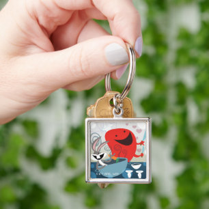 Porte-clés BUGS BUNNY™ & Gossamer Préparation de repas Whimsi