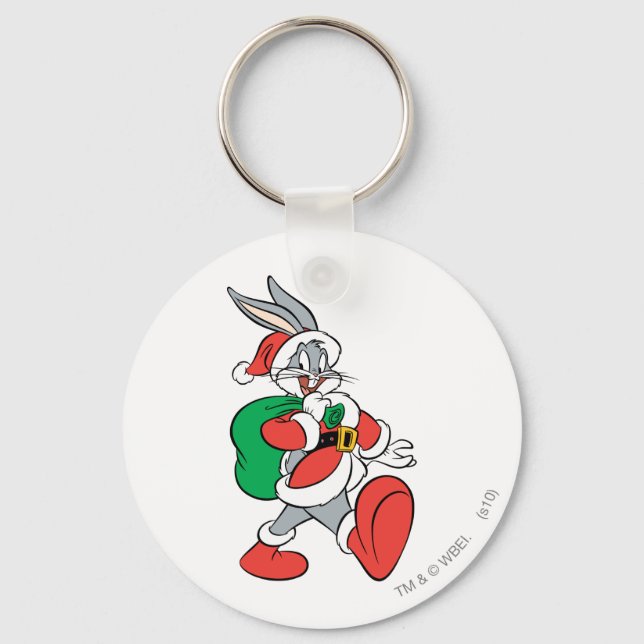 Porte-clés BUGS BUNNY™ Père Noël (Recto)