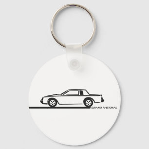 Porte-clés Buick Grand National Black Car