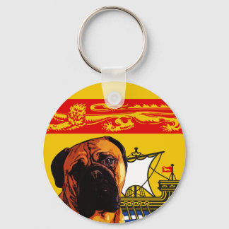Porte-clés Bull Mastiff du Nouveau-Brunswick
