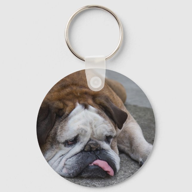 Porte-clés bulldog anglais (Recto)