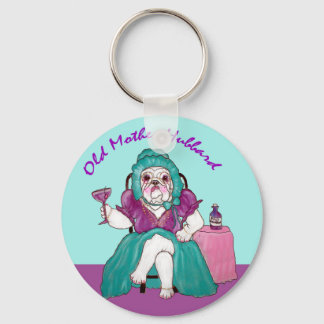 Porte-clés Bulldog Vieux Mère Hubbard
