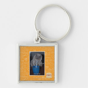 Porte-clés Bulles de coups en lait d'ur