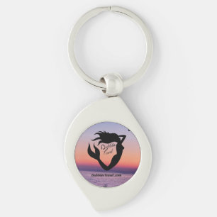 Porte-clés bulles voyage coucher de soleil