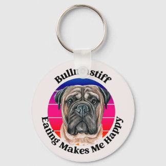 Porte-clés Bullmastiff drôle de citation porte - clé