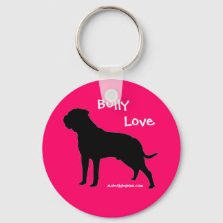 Porte-clés Bully Love porte - clé bullmastiff