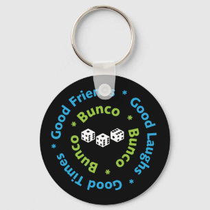 Porte-clés bunco bons amis dice party
