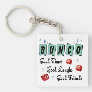 Porte-clés Bunco Player Retro Dice Friend