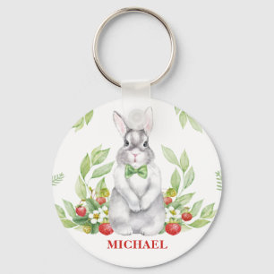 Porte-clés Bunny Boy Monogramme