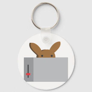 Porte-clés bunny toaster