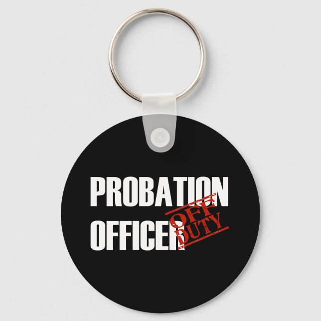 PORTE-CLÉS BUREAU DE PROBATION HORS FONCTIONNEMENT DARK (Recto)