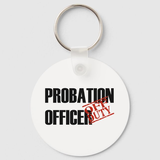 PORTE-CLÉS BUREAU DE PROBATION HORS FONCTIONNEMENT LUMIÈRE (Recto)
