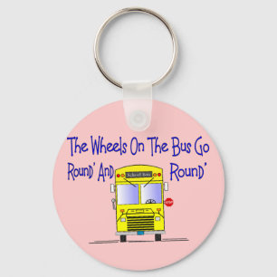 Porte-clés Bus Driver "The Wheels on the Bus"