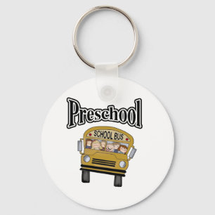Porte-clés Bus scolaire avec enfants préscolaire