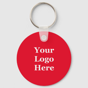 Porte-clés Business Bright Red Votre logo ici Modèle