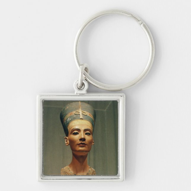 Porte-clés Buste de la Reine Nefertiti, vue de face (Devant)