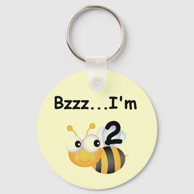 Porte-clés Buzz Bumblebee 2e Anniversaire T-shirts et cadeaux (Recto)