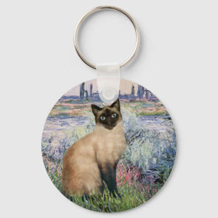Porte-clés By the Seine - Seal Point Siamese cat